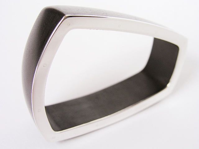 Bangle Ebony with SIlver : $369