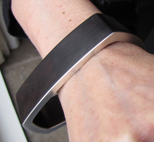 Bangle Ebony with SIlver : $369