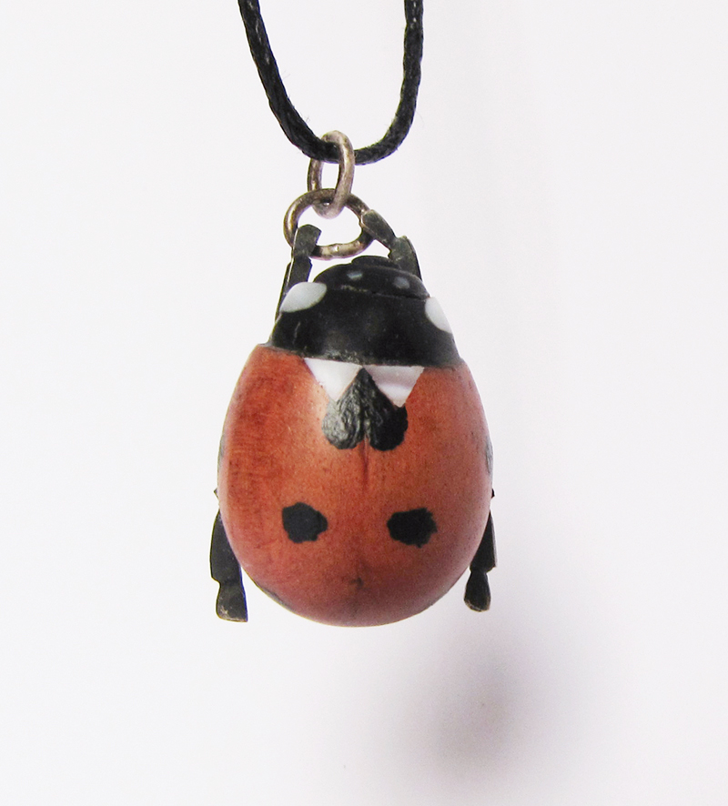 Ladybird Pendant with Mother of Pearl