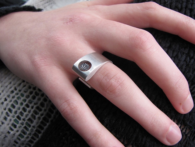 Silver and Zebra shell with adjustable : $494