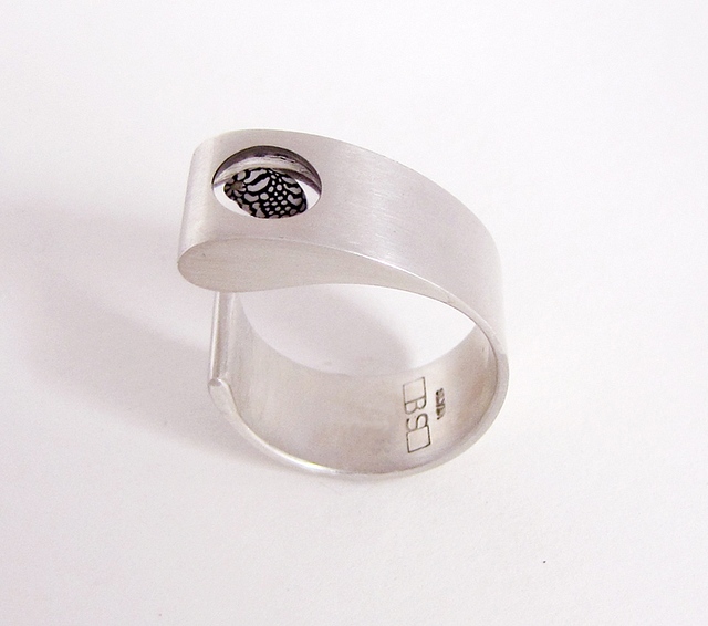 Silver and Zebra shell with adjustable : $494