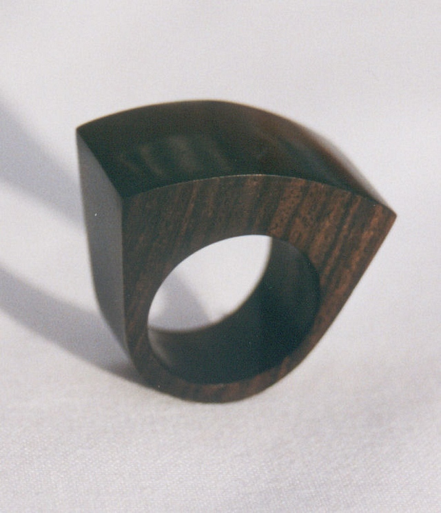 Ring Ebony : Ebony, but available in any wood you like. 14mm x 22mm ...